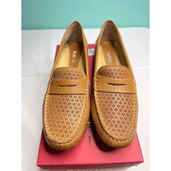 Stylish Perforated Leather Loafers‎ - Picture 1 of 6